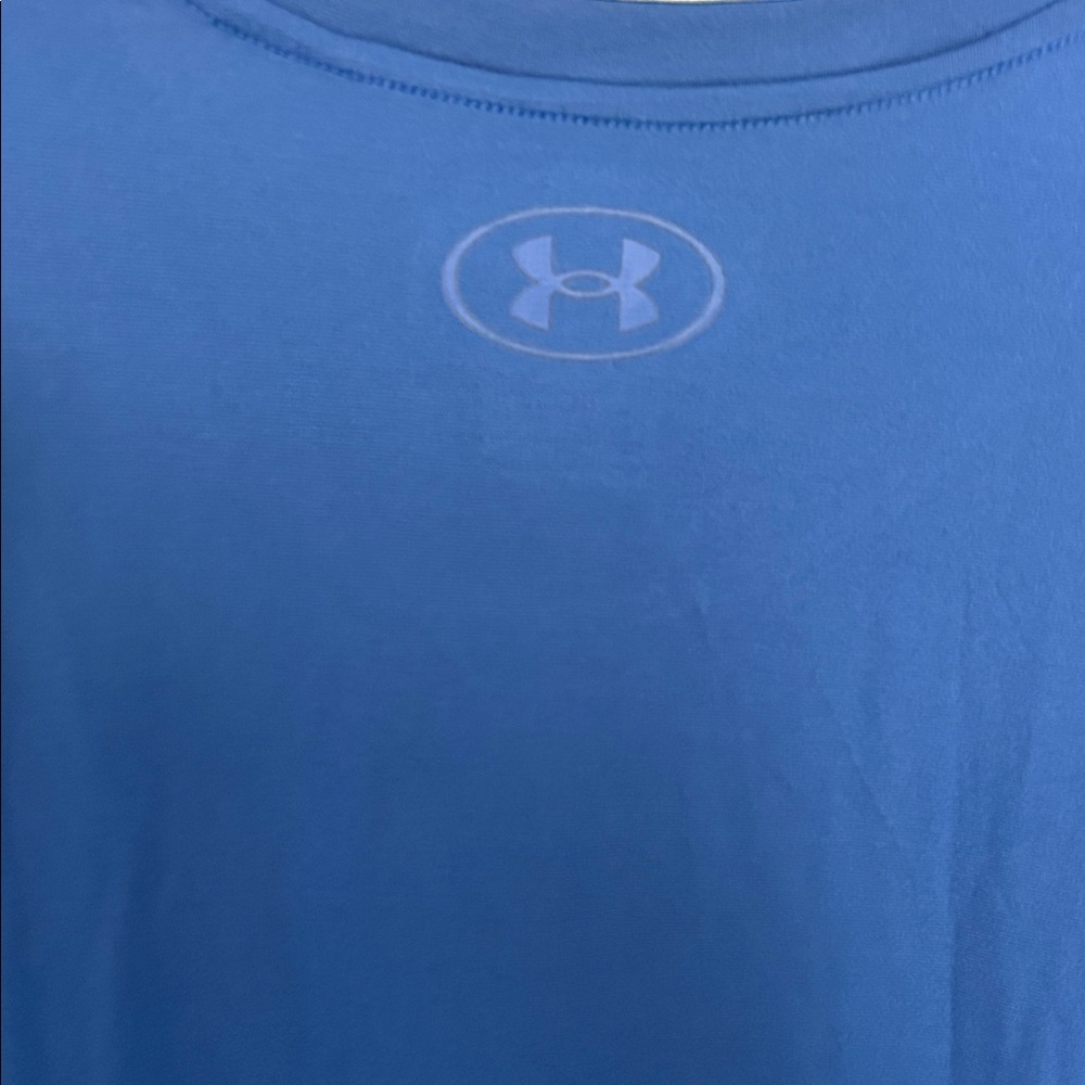 Under Armour Rush Men’s Royal Blue Short-Sleeve Performance Tee L - Picture 6 of 7
